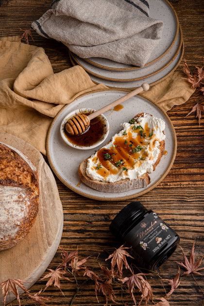 RICOTTA AND TRUFFLE HONEY TOAST – Manuka Royale